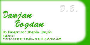 damjan bogdan business card